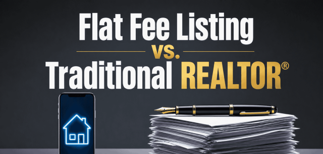 flat fee agent and traditional
